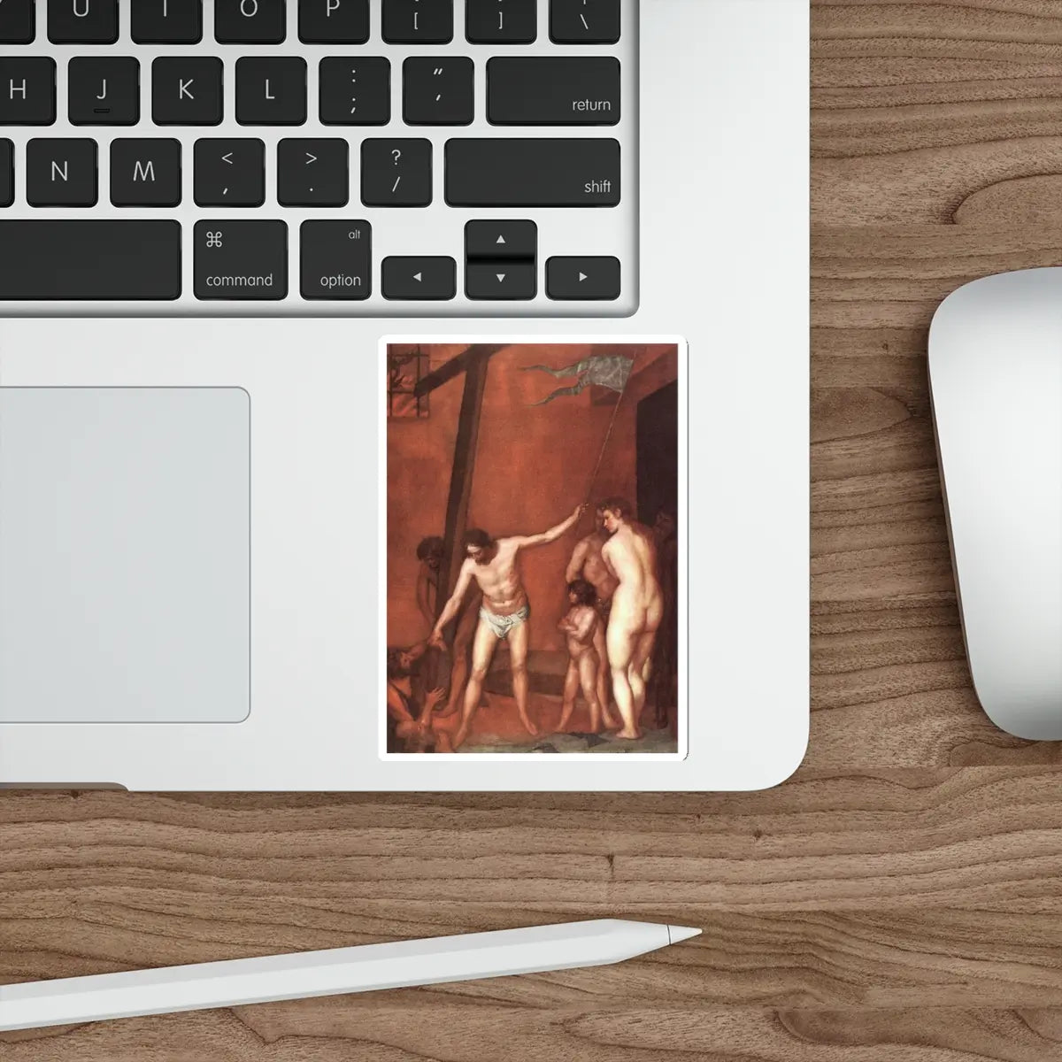 SKU:27625719463089808321 Sticker types:White Shape:Die-Cut Sizes:4" × 4"