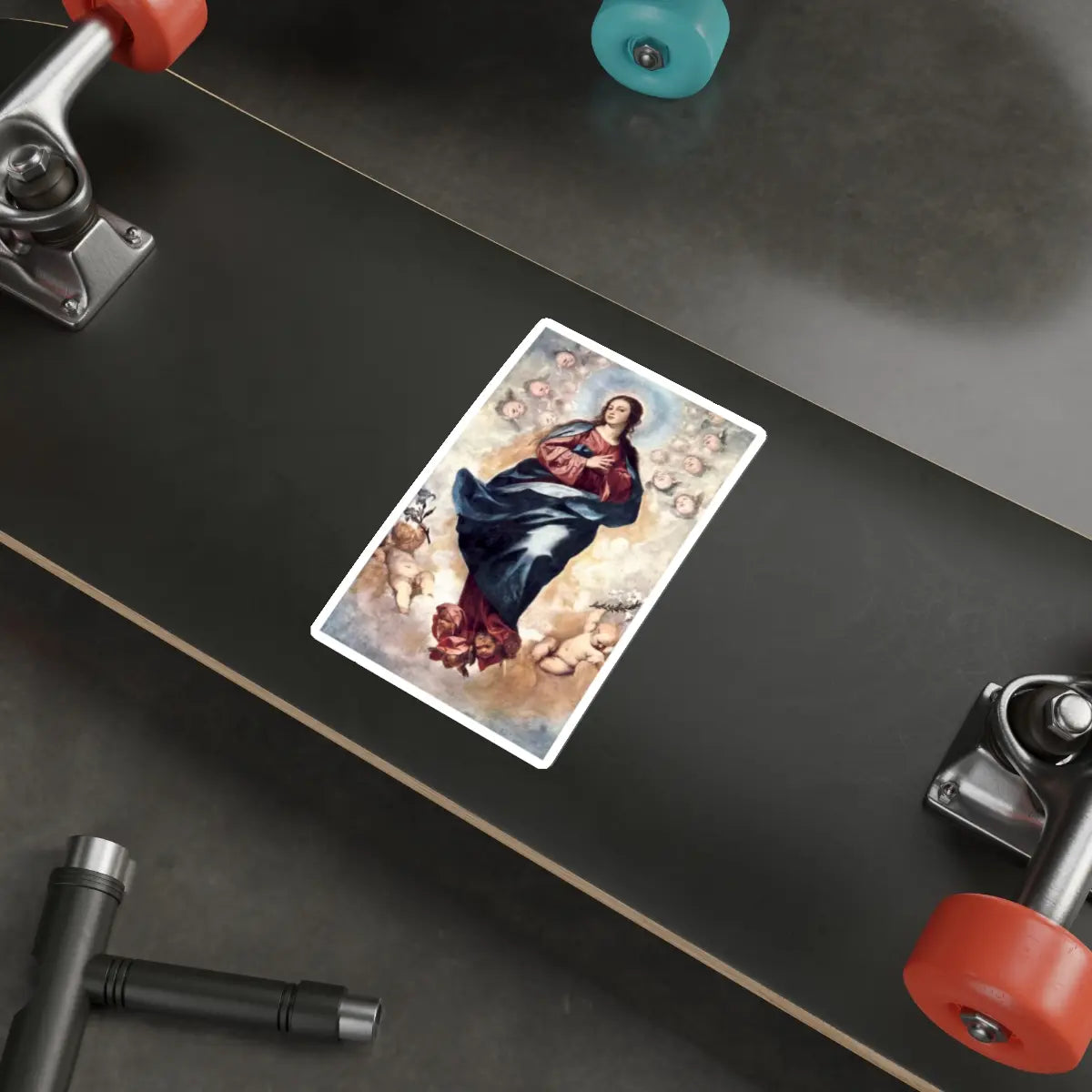 SKU:11828355822290299500 Sticker types:White Shape:Die-Cut Sizes:6" × 6"