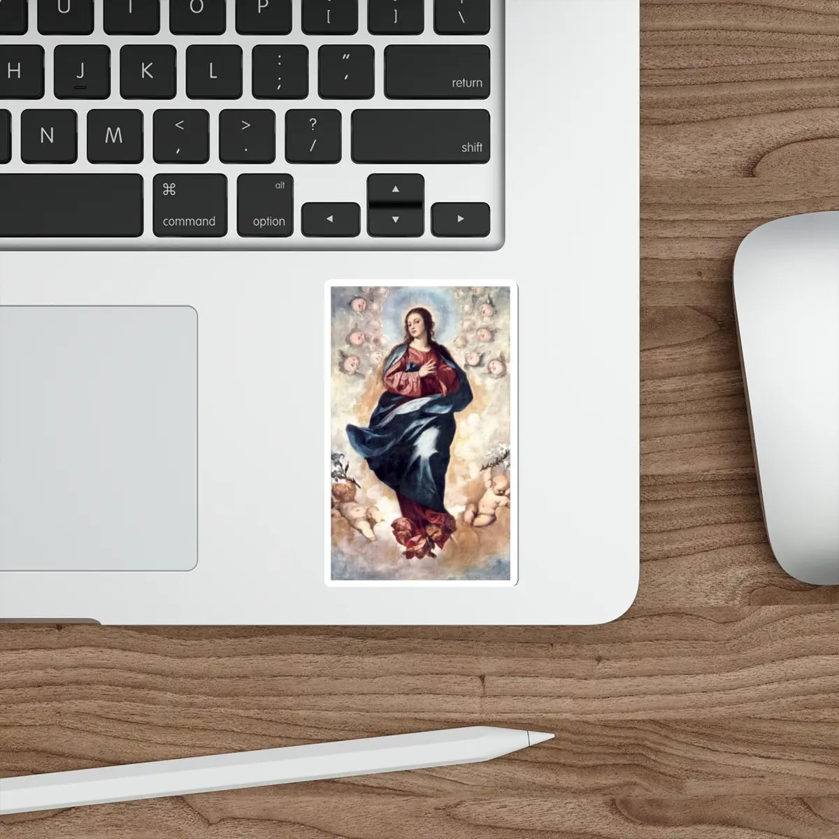 SKU:12879435946530313875 Sticker types:White Shape:Die-Cut Sizes:4" × 4"