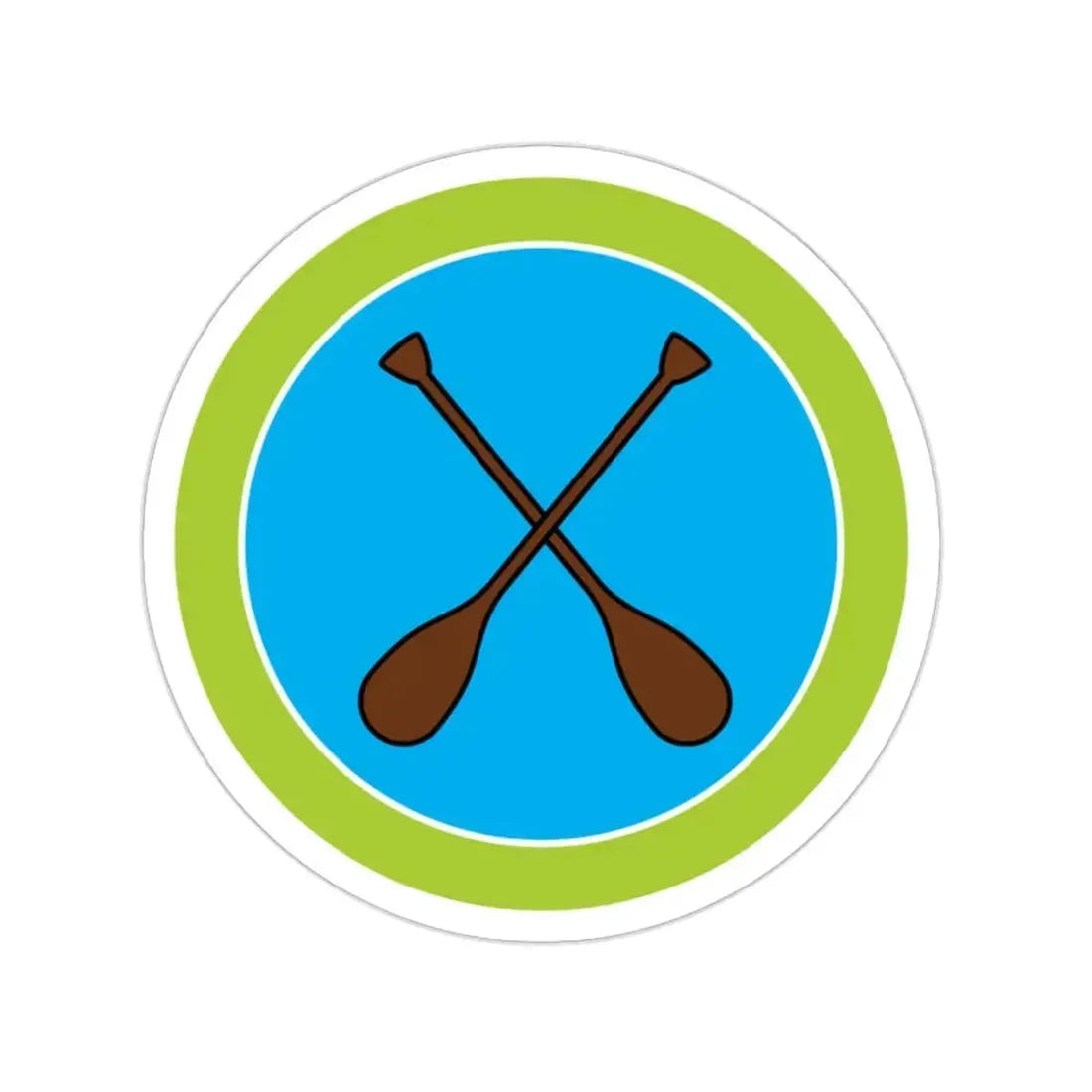 Canoeing (Boy Scouts Merit Badge) STICKER Vinyl Die-Cut Decal 2 Inch - The Sticker Space