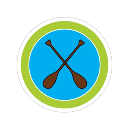 Canoeing (Boy Scouts Merit Badge) STICKER Vinyl Die-Cut Decal 2 Inch - The Sticker Space