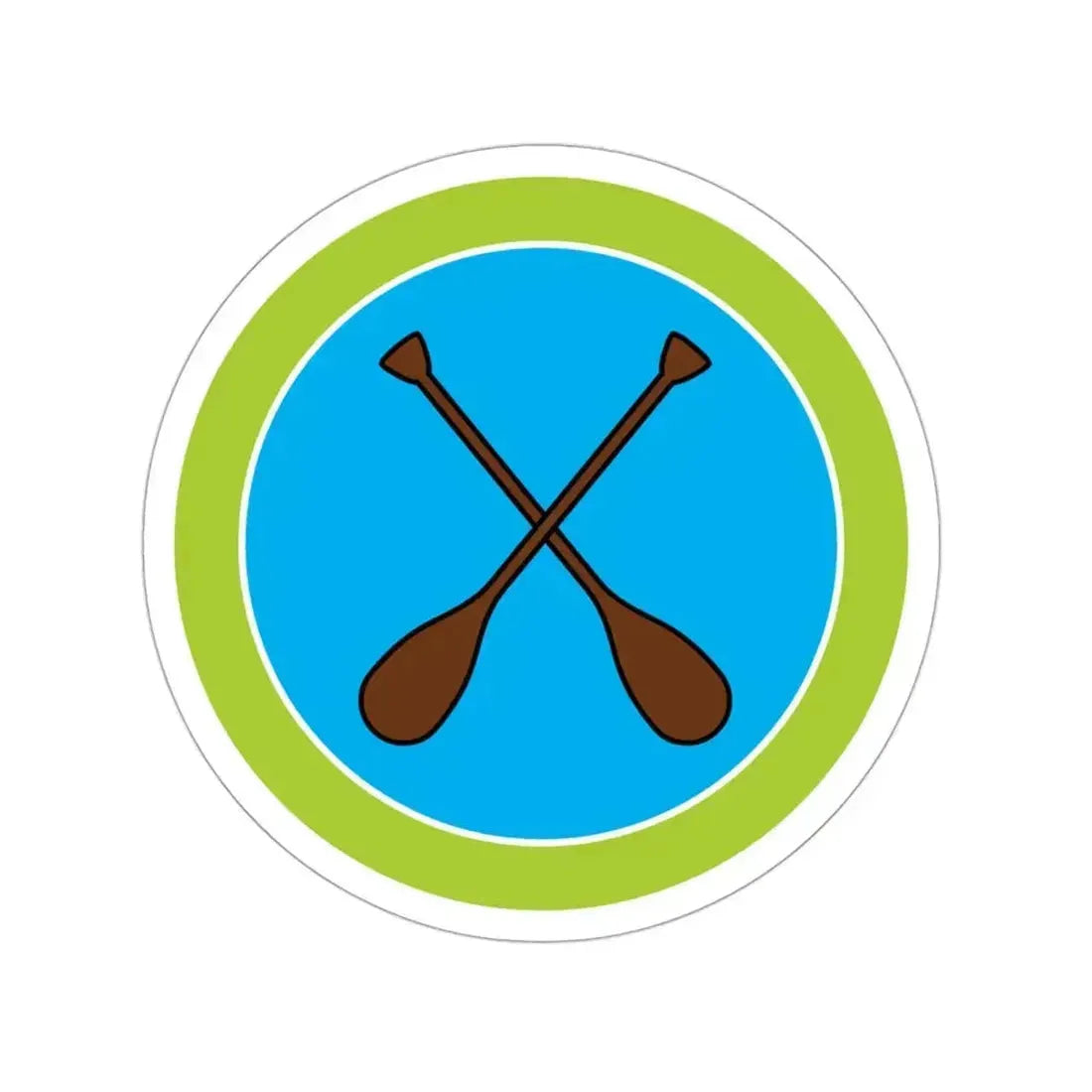 Canoeing (Boy Scouts Merit Badge) STICKER Vinyl Die-Cut Decal 3 Inch - The Sticker Space