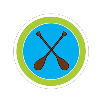 Canoeing (Boy Scouts Merit Badge) STICKER Vinyl Die-Cut Decal 3 Inch - The Sticker Space