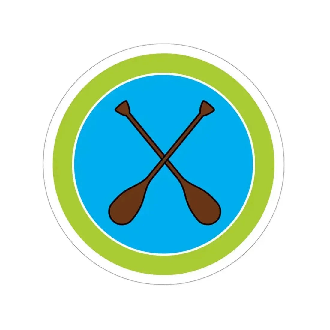 Canoeing (Boy Scouts Merit Badge) STICKER Vinyl Die-Cut Decal 3 Inch - The Sticker Space