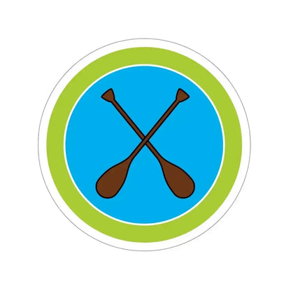 Canoeing (Boy Scouts Merit Badge) STICKER Vinyl Die-Cut Decal 4 Inch - The Sticker Space