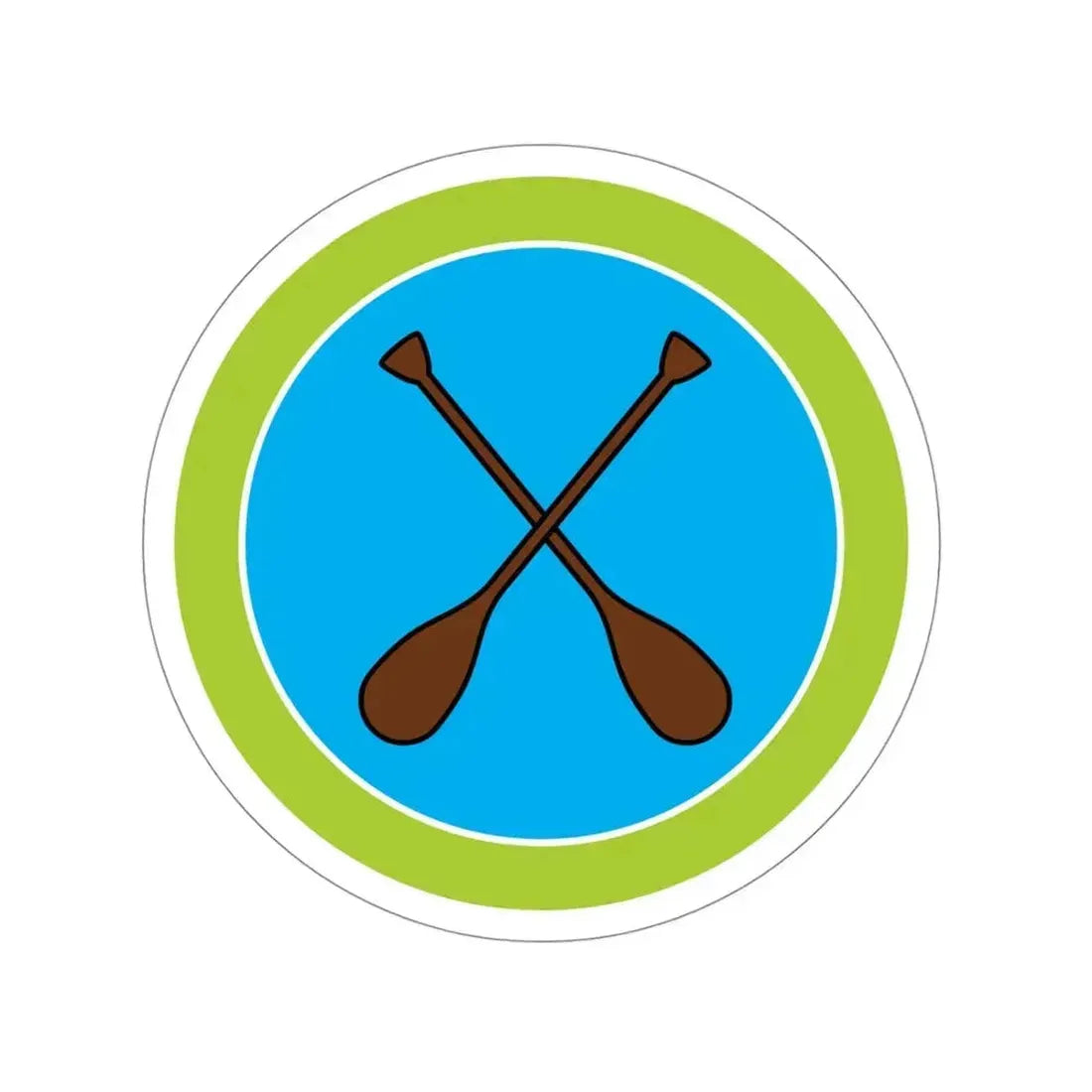 Canoeing (Boy Scouts Merit Badge) STICKER Vinyl Die-Cut Decal 4 Inch - The Sticker Space