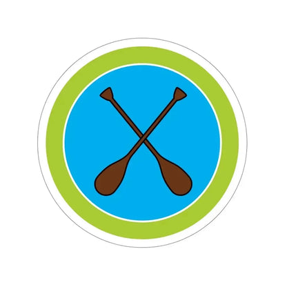 Canoeing (Boy Scouts Merit Badge) STICKER Vinyl Die-Cut Decal 4 Inch - The Sticker Space