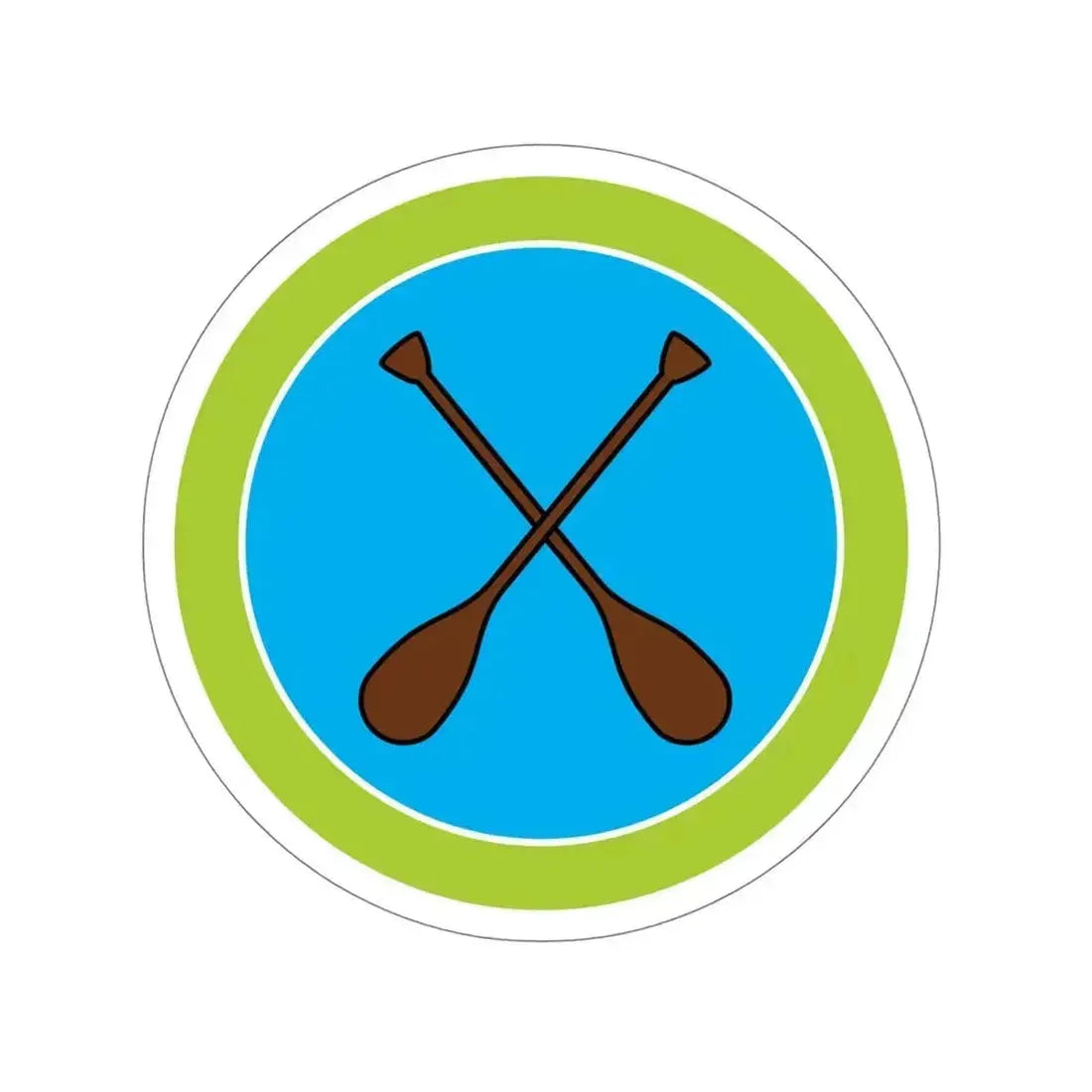 Canoeing (Boy Scouts Merit Badge) STICKER Vinyl Die-Cut Decal 5 Inch - The Sticker Space