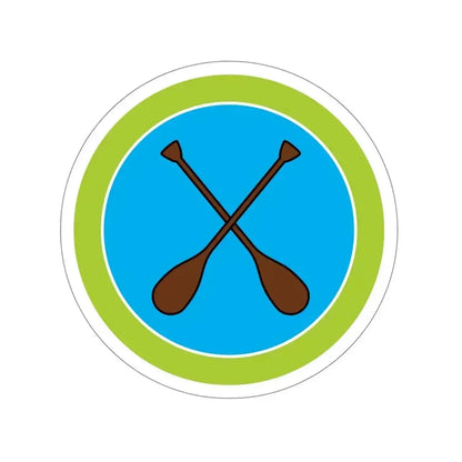 Canoeing (Boy Scouts Merit Badge) STICKER Vinyl Die-Cut Decal 5 Inch - The Sticker Space