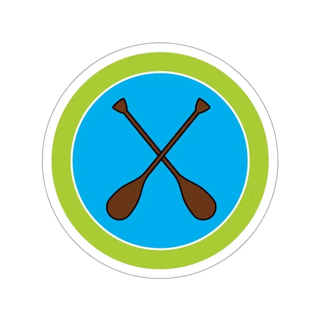 Canoeing (Boy Scouts Merit Badge) STICKER Vinyl Die-Cut Decal 5 Inch - The Sticker Space
