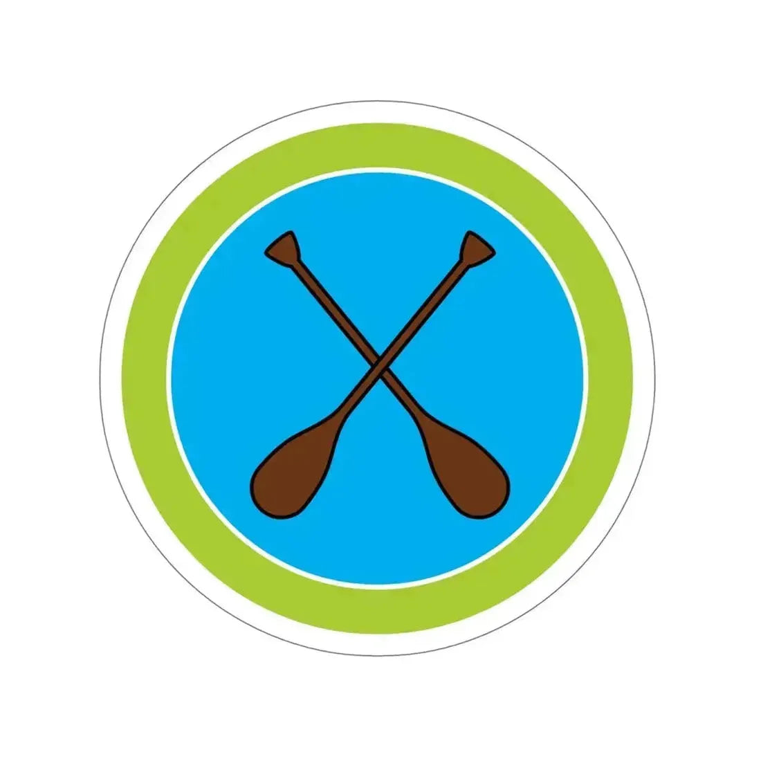 Canoeing (Boy Scouts Merit Badge) STICKER Vinyl Die-Cut Decal 6 Inch - The Sticker Space