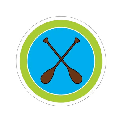 Canoeing (Boy Scouts Merit Badge) STICKER Vinyl Die-Cut Decal 6 Inch - The Sticker Space
