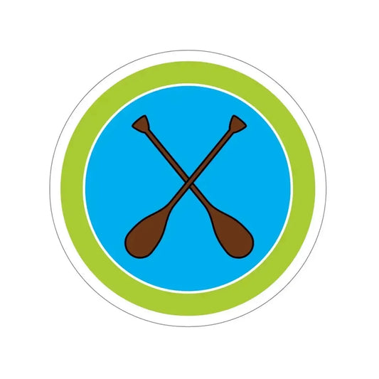 Canoeing (Boy Scouts Merit Badge) STICKER Vinyl Die-Cut Decal 6 Inch - The Sticker Space
