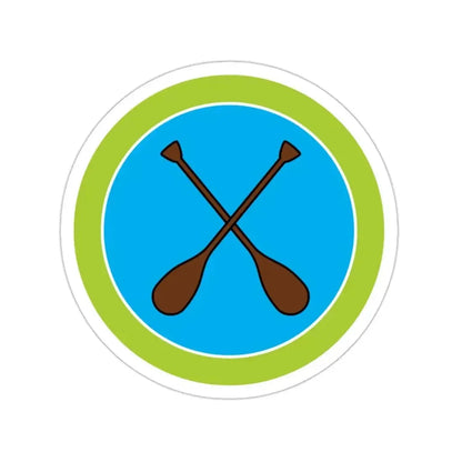 Canoeing (Boy Scouts Merit Badge) STICKER Vinyl Die-Cut Decal - The Sticker Space