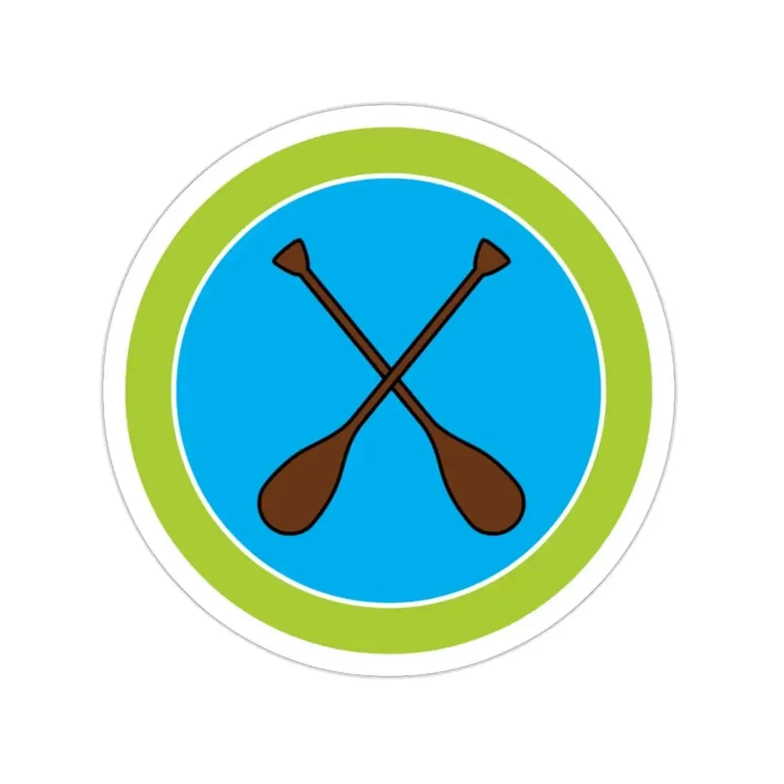 Canoeing (Boy Scouts Merit Badge) STICKER Vinyl Die-Cut Decal - The Sticker Space