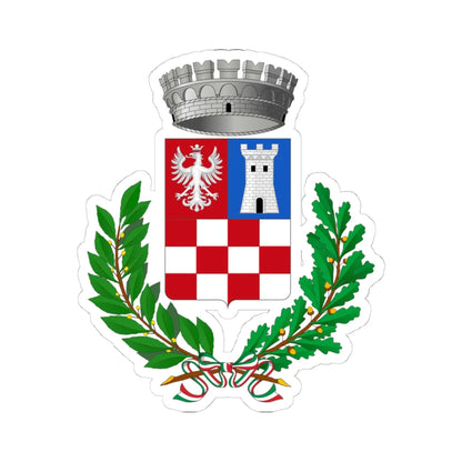 Canosio-Stemma (Italy) (Coat of Arms) STICKER Vinyl Kiss-Cut Decal 4 Inch White - The Sticker Space