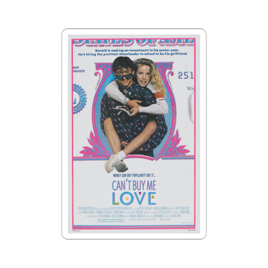 Can't Buy Me Love 1987 Movie Poster STICKER Vinyl Die-Cut Decal-2 Inch-The Sticker Space