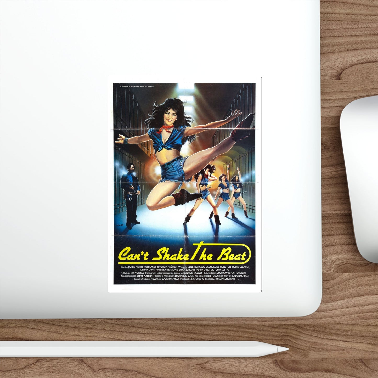 CAN'T SHAKE THE BEAT 1988 Movie Poster STICKER Vinyl Die-Cut Decal-The Sticker Space