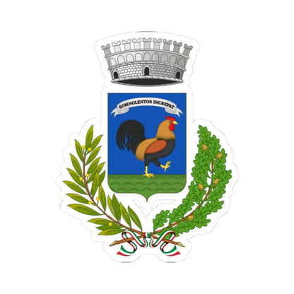 Cantagallo-Stemma (Italy) (Coat of Arms) STICKER Vinyl Kiss-Cut Decal 3 Inch White - The Sticker Space