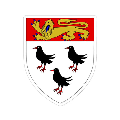Canterbury Arms (England) (Coat of Arms) STICKER Vinyl Kiss-Cut Decal 6 Inch White - The Sticker Space