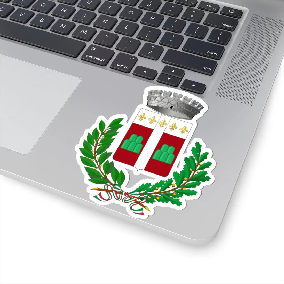 Cantiano-Stemma (Italy) (Coat of Arms) STICKER Vinyl Kiss-Cut Decal - The Sticker Space