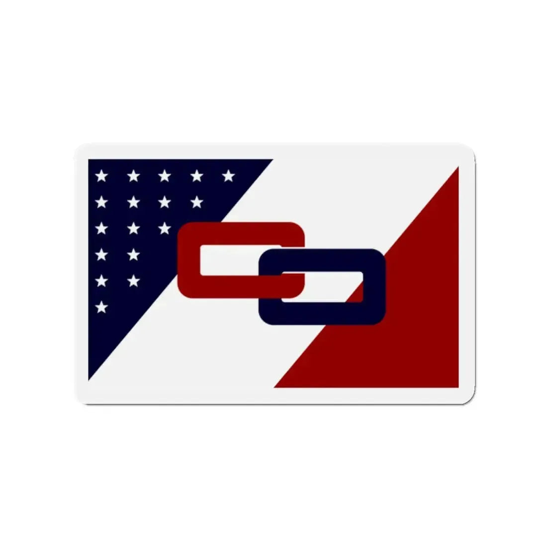 Canton Ohio Flag - Refrigerator Magnet 2 Inch - The Sticker Space