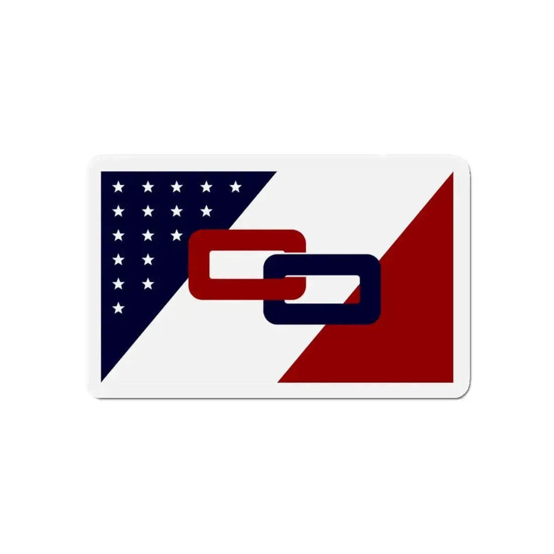 Canton Ohio Flag - Refrigerator Magnet 5 Inch - The Sticker Space