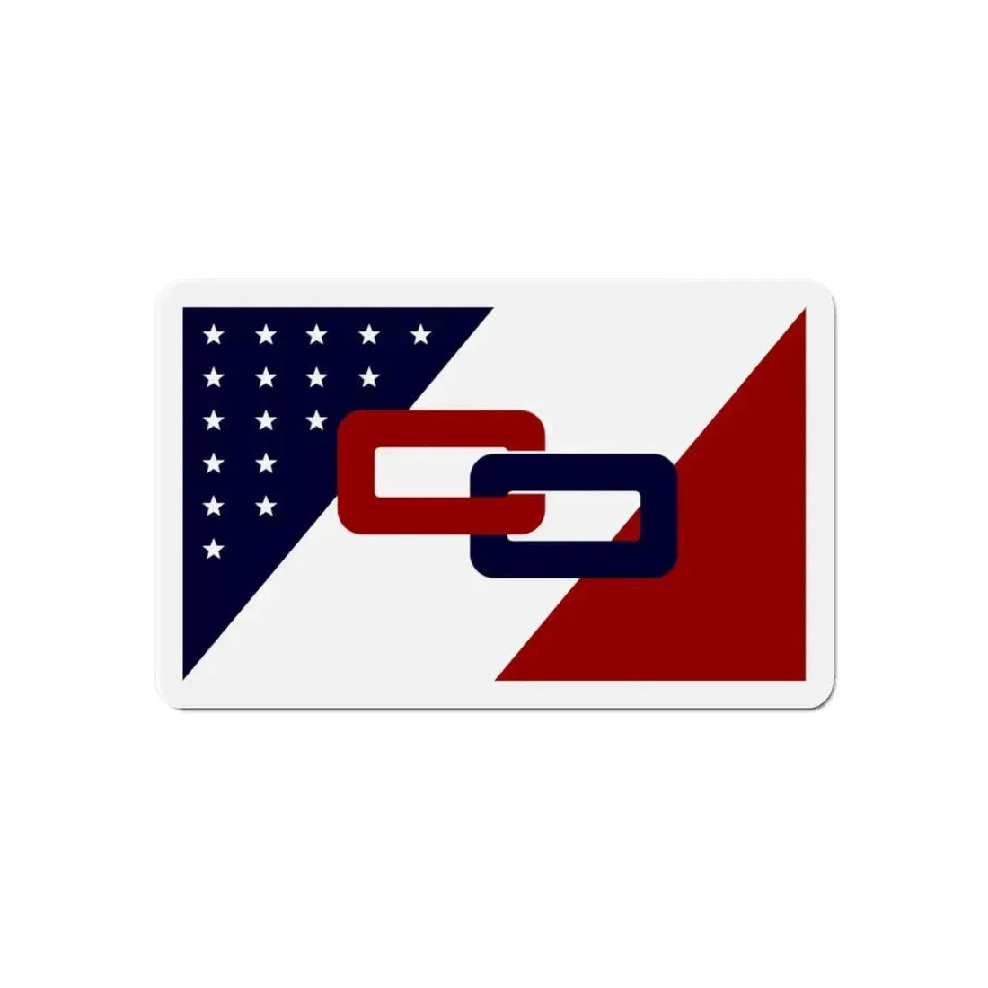 Canton Ohio Flag - Refrigerator Magnet 6 Inch - The Sticker Space
