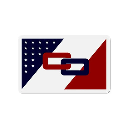 Canton Ohio Flag - Refrigerator Magnet - The Sticker Space