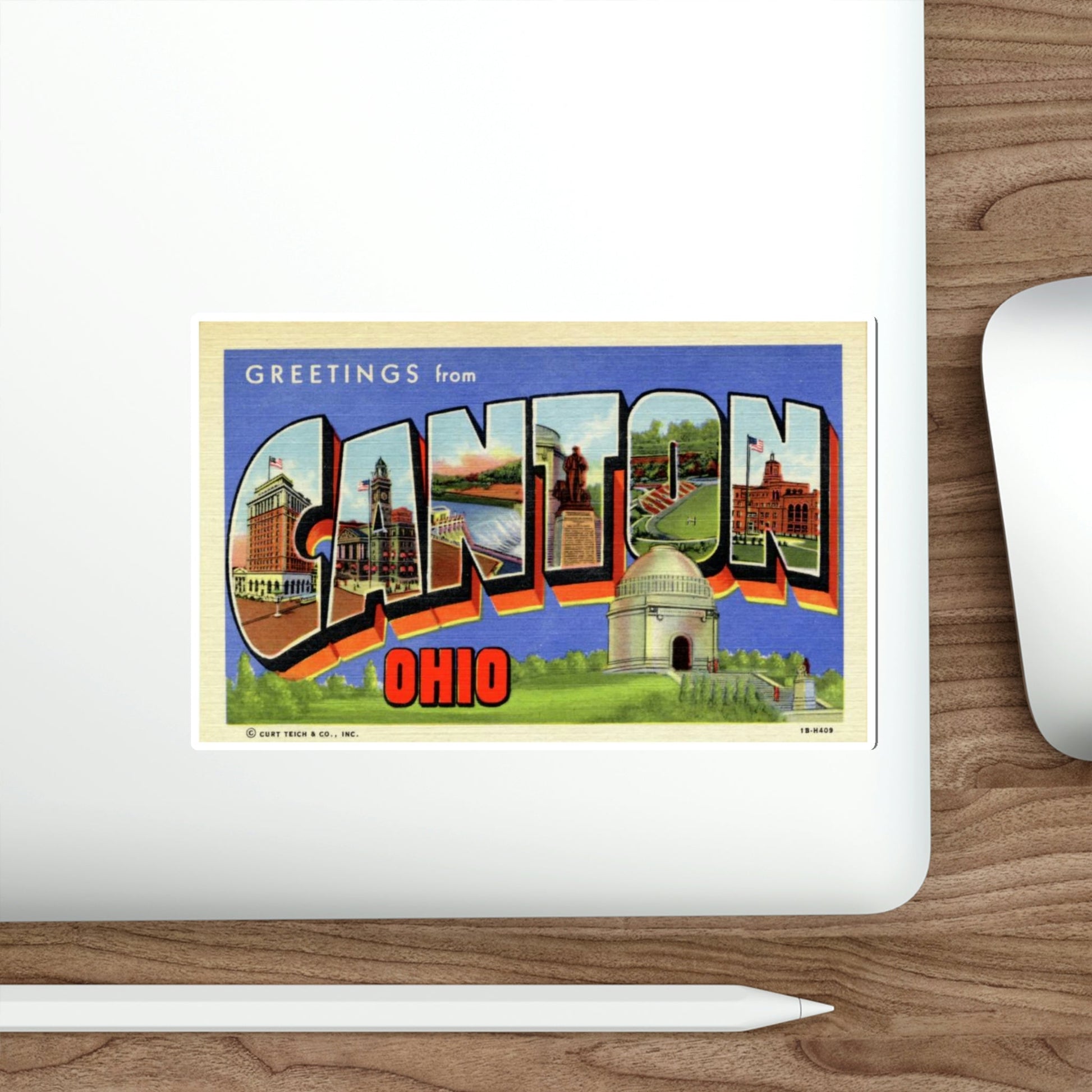 Canton Ohio (Greeting Cards) STICKER Vinyl Die-Cut Decal-The Sticker Space