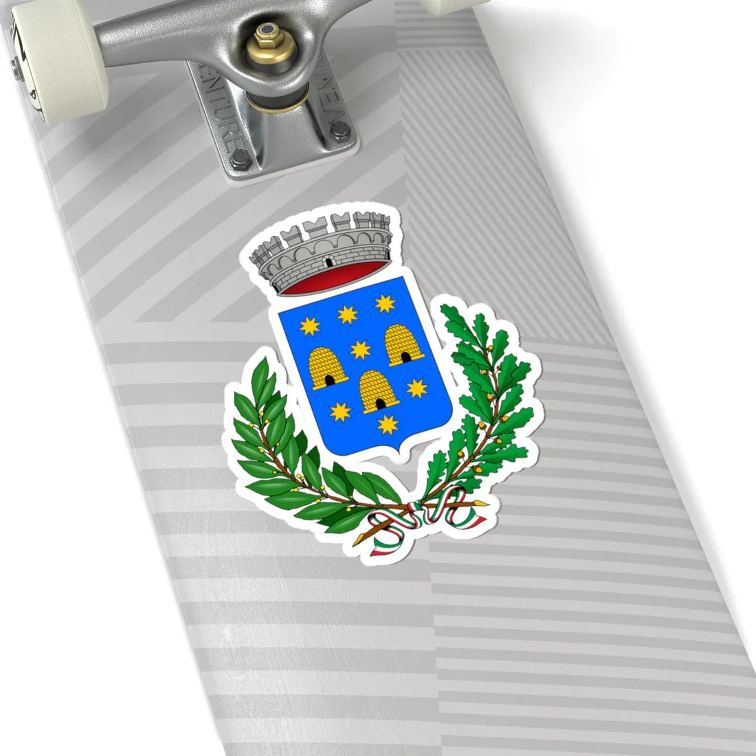 Canzo-Stemma (Italy) (Coat of Arms) STICKER Vinyl Kiss-Cut Decal - The Sticker Space