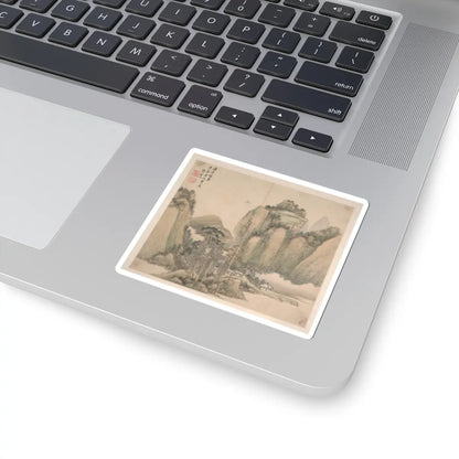 Cao Jian - Landscapes in the Styles of Various Artists - dated 1716 v10 - STICKER Vinyl Kiss-Cut Decal