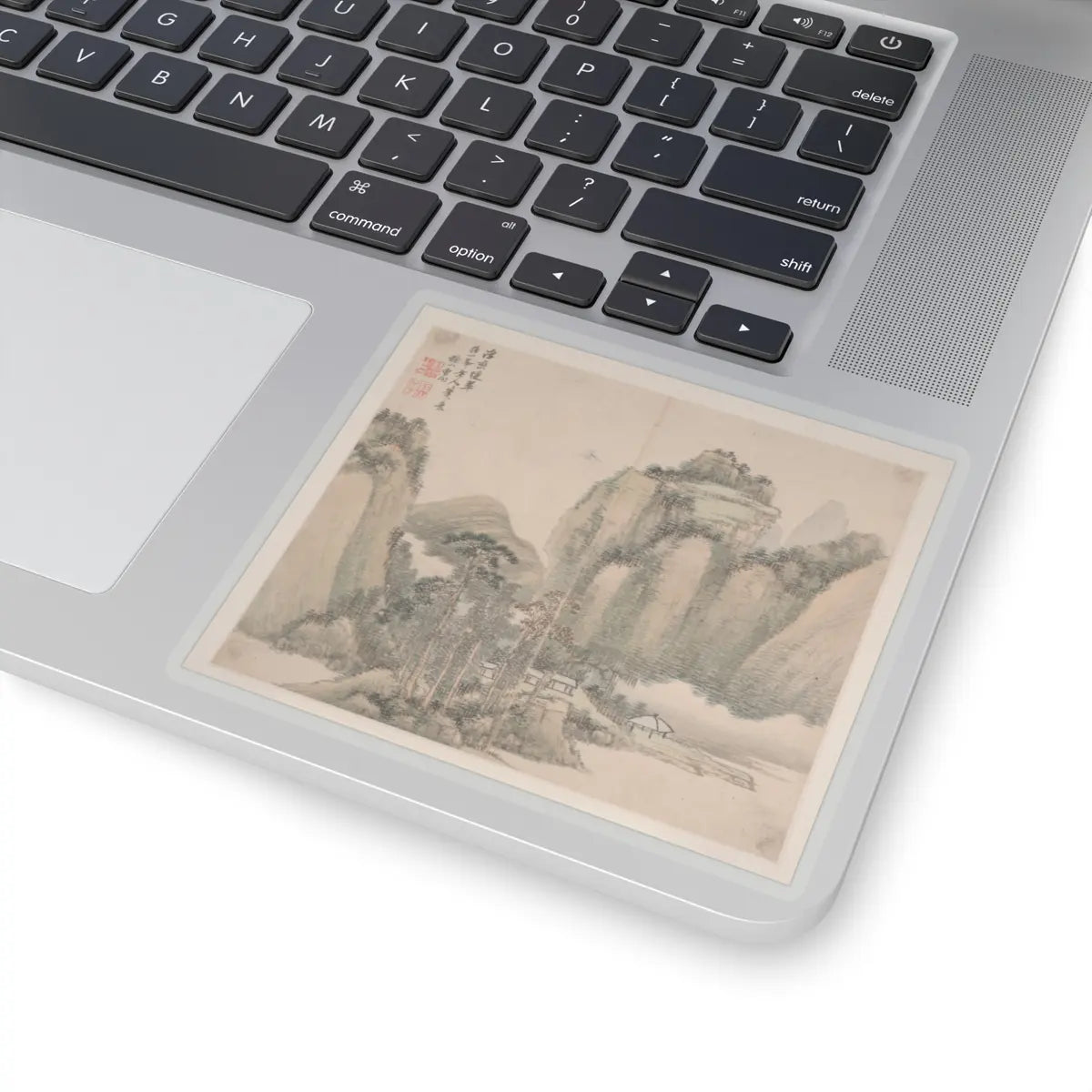Cao Jian - Landscapes in the Styles of Various Artists - dated 1716 v10 - STICKER Vinyl Kiss-Cut Decal