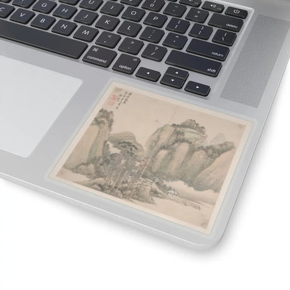 Cao Jian - Landscapes in the Styles of Various Artists - dated 1716 v10 - STICKER Vinyl Kiss-Cut Decal