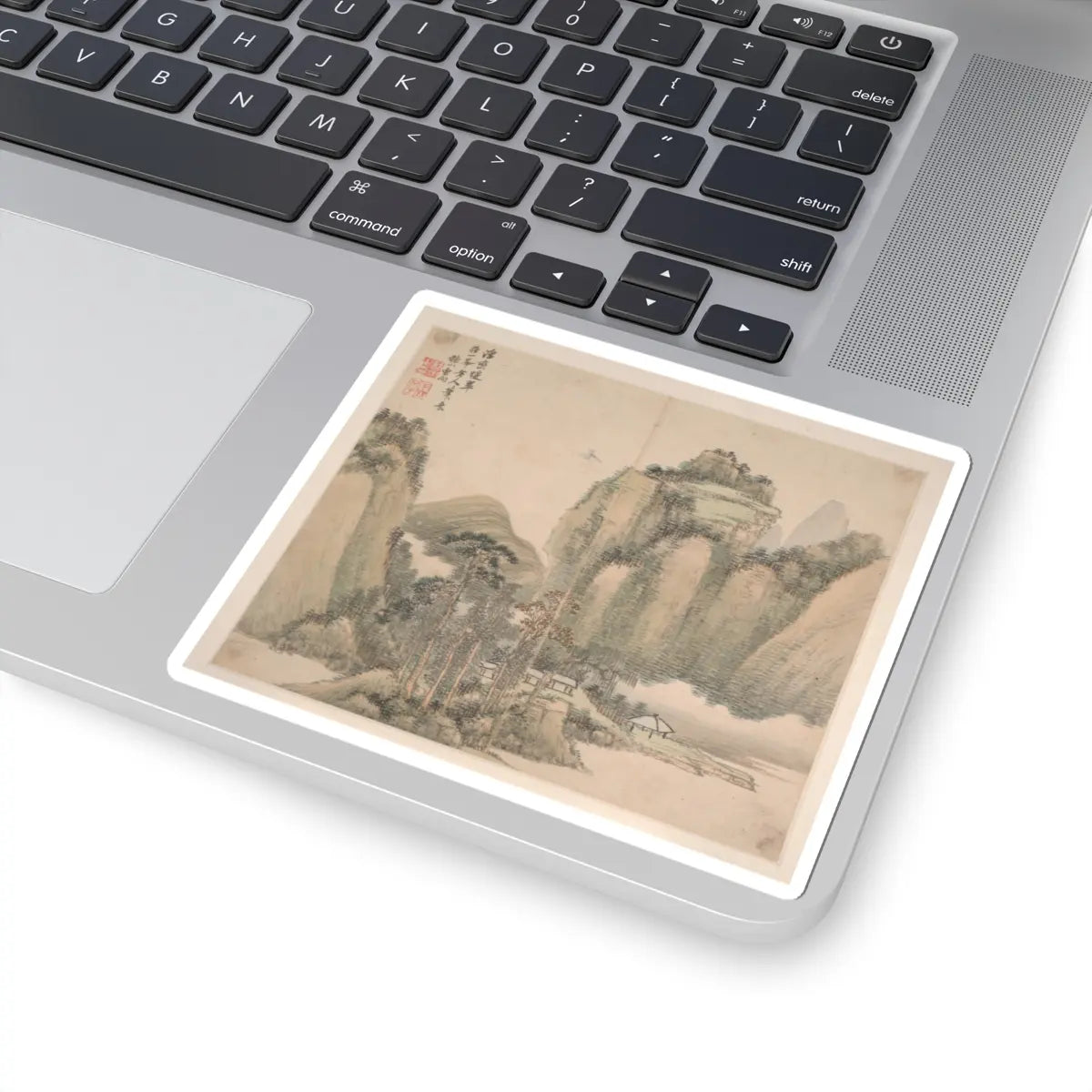 Cao Jian - Landscapes in the Styles of Various Artists - dated 1716 v10 - STICKER Vinyl Kiss-Cut Decal