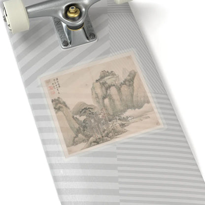 Cao Jian - Landscapes in the Styles of Various Artists - dated 1716 v10 - STICKER Vinyl Kiss-Cut Decal
