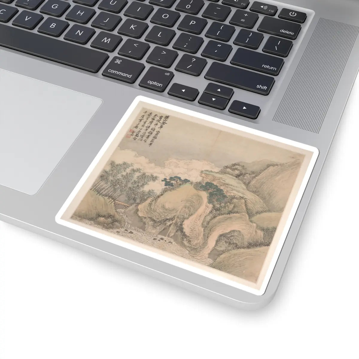 Cao Jian - Landscapes in the Styles of Various Artists - dated 1716 v11 - STICKER Vinyl Kiss-Cut Decal