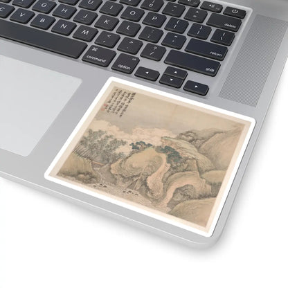 Cao Jian - Landscapes in the Styles of Various Artists - dated 1716 v11 - STICKER Vinyl Kiss-Cut Decal