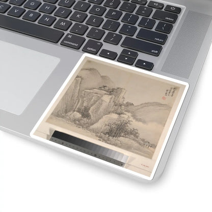 Cao Jian - Landscapes in the Styles of Various Artists - dated 1716 v2 - STICKER Vinyl Kiss-Cut Decal
