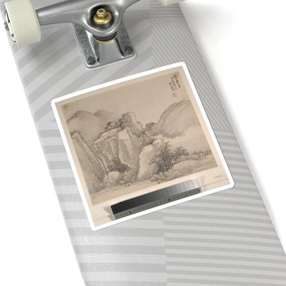 Cao Jian - Landscapes in the Styles of Various Artists - dated 1716 v2 - STICKER Vinyl Kiss-Cut Decal