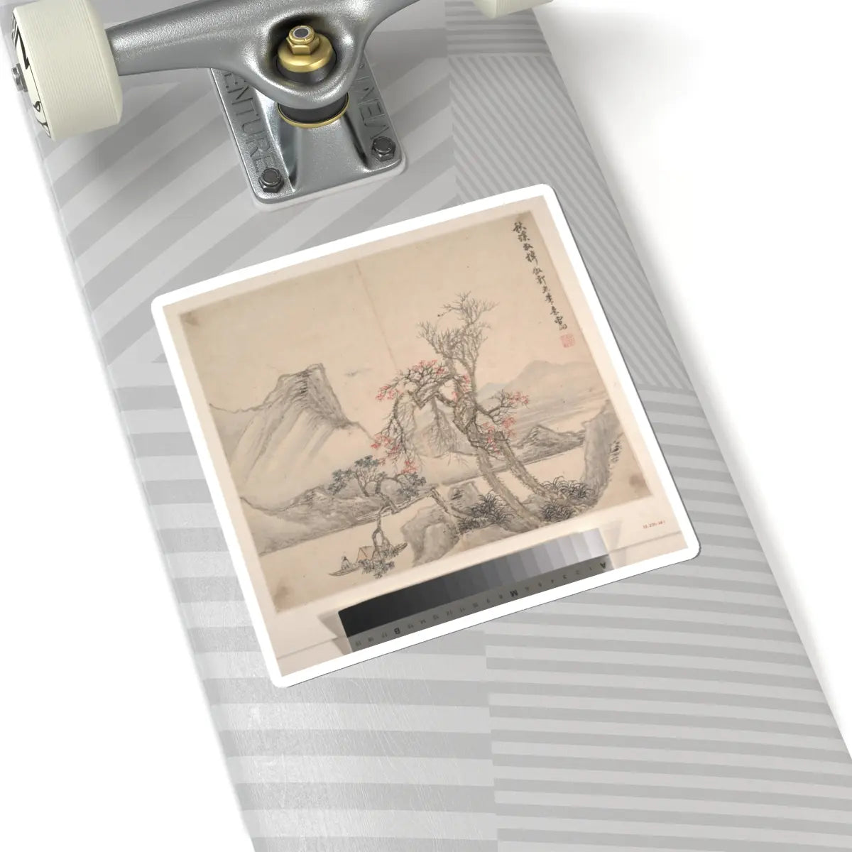 Cao Jian - Landscapes in the Styles of Various Artists - dated 1716 v3 - STICKER Vinyl Kiss-Cut Decal