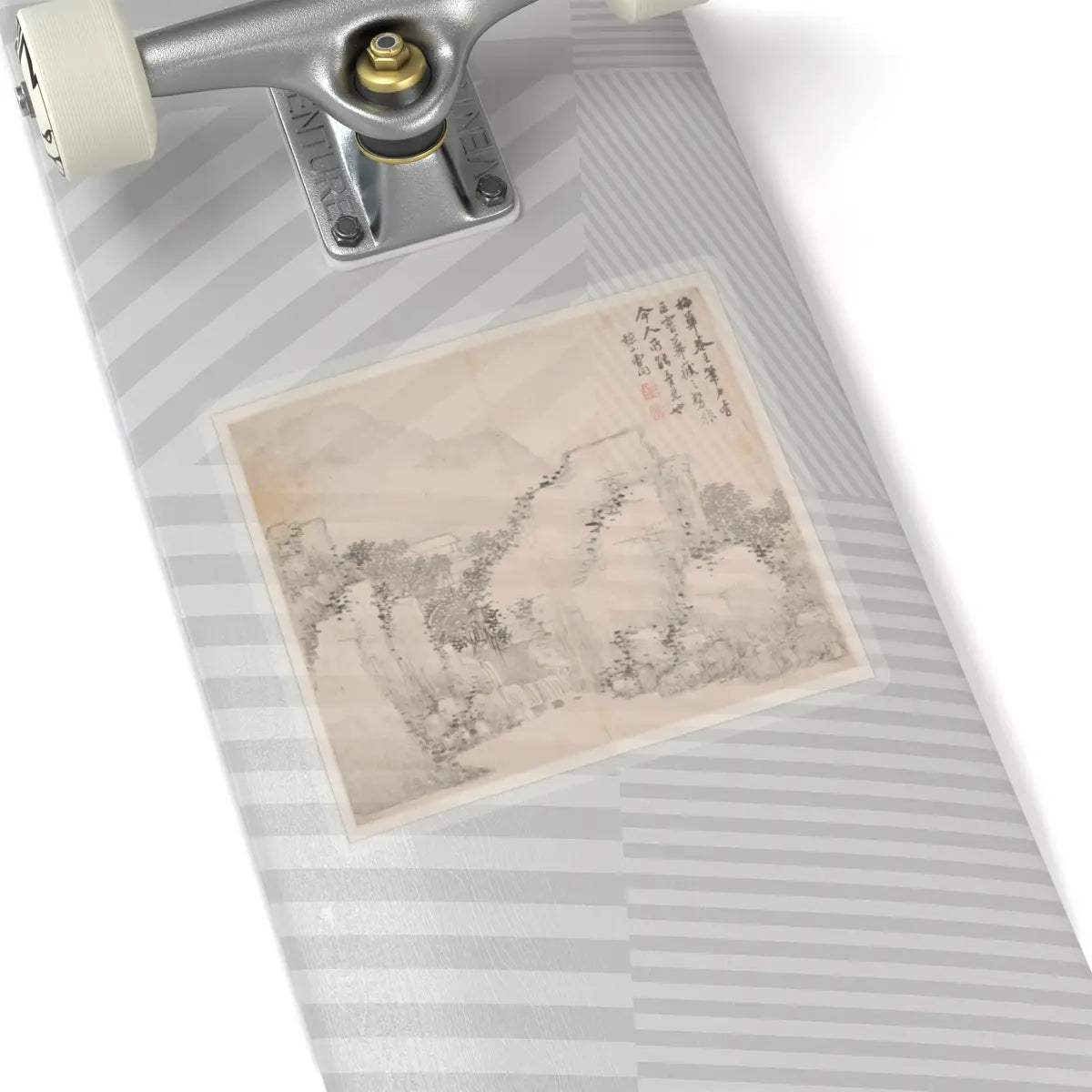 Cao Jian - Landscapes in the Styles of Various Artists - dated 1716 v4 - STICKER Vinyl Kiss-Cut Decal