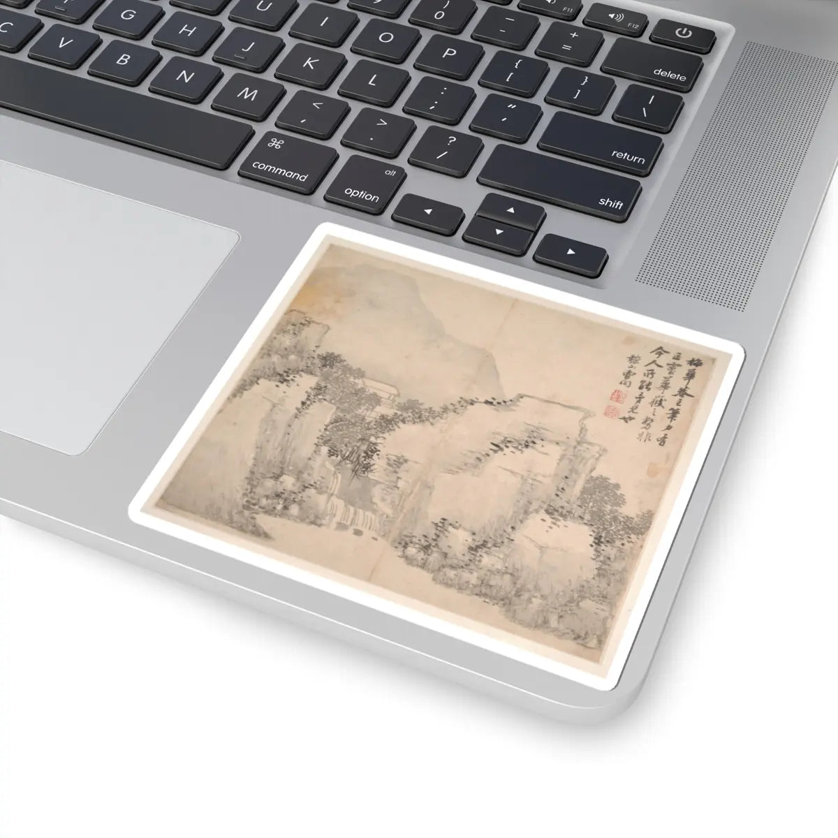 Cao Jian - Landscapes in the Styles of Various Artists - dated 1716 v4 - STICKER Vinyl Kiss-Cut Decal