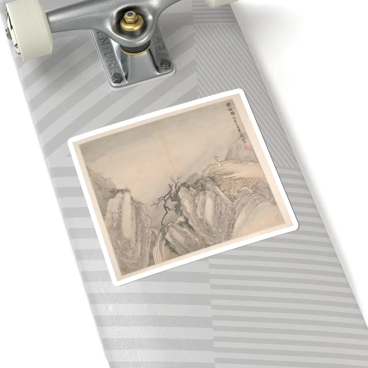 Cao Jian - Landscapes in the Styles of Various Artists - dated 1716 v5 - STICKER Vinyl Kiss-Cut Decal