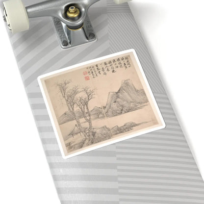Cao Jian - Landscapes in the Styles of Various Artists - dated 1716 v6 - STICKER Vinyl Kiss-Cut Decal