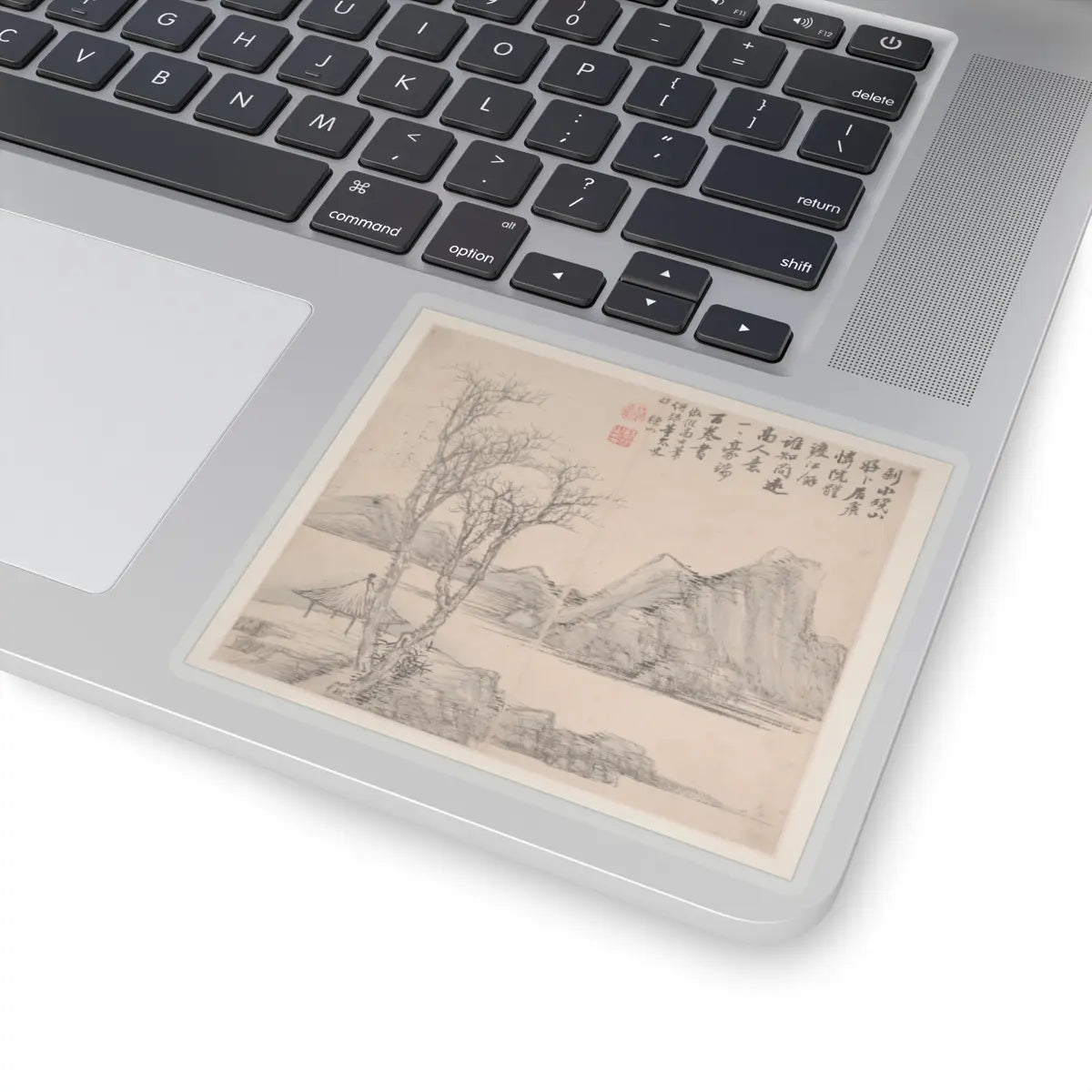 Cao Jian - Landscapes in the Styles of Various Artists - dated 1716 v6 - STICKER Vinyl Kiss-Cut Decal