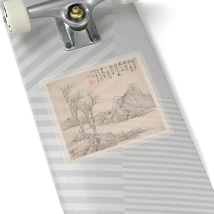 Cao Jian - Landscapes in the Styles of Various Artists - dated 1716 v6 - STICKER Vinyl Kiss-Cut Decal