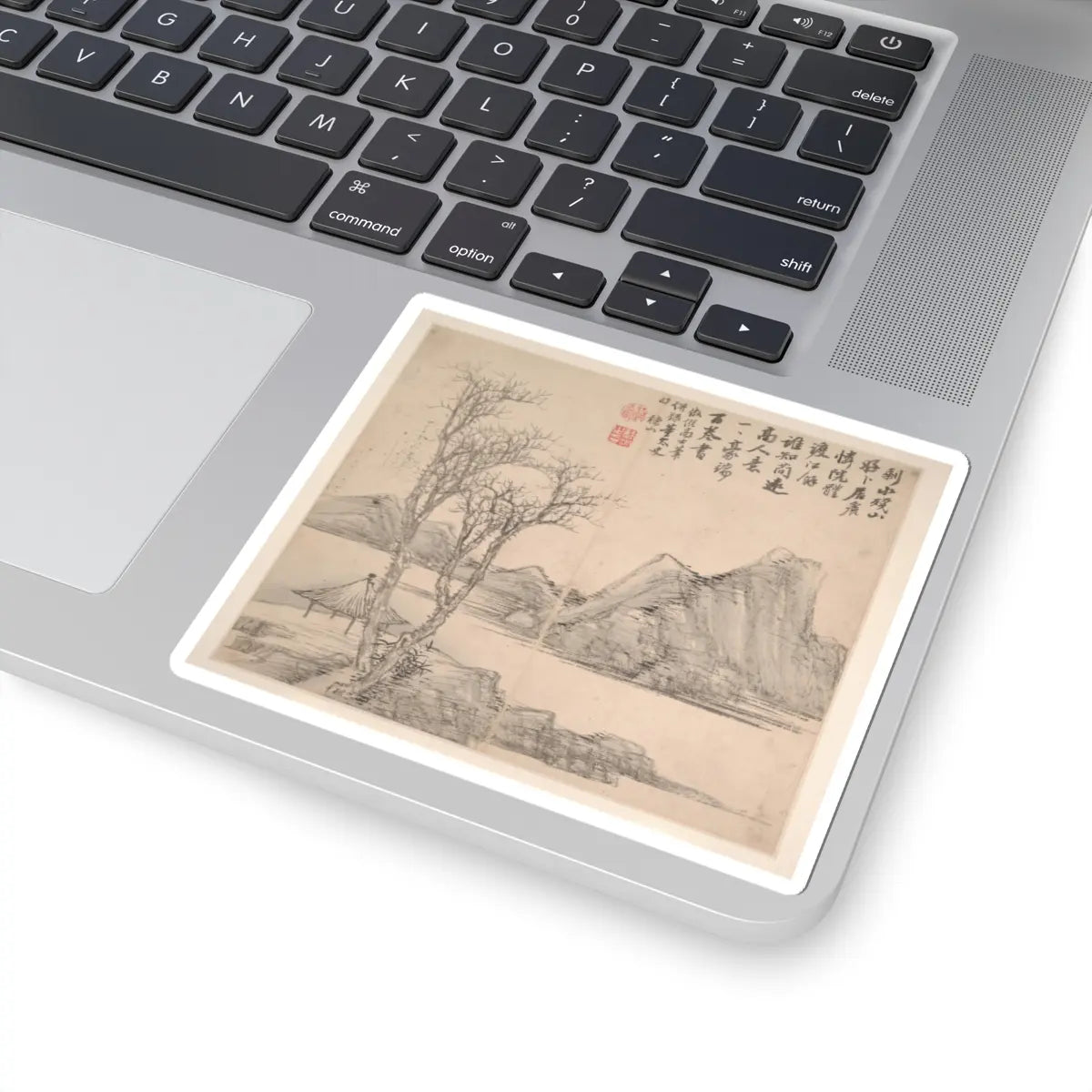 Cao Jian - Landscapes in the Styles of Various Artists - dated 1716 v6 - STICKER Vinyl Kiss-Cut Decal