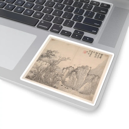 Cao Jian - Landscapes in the Styles of Various Artists - dated 1716 v8 - STICKER Vinyl Kiss-Cut Decal