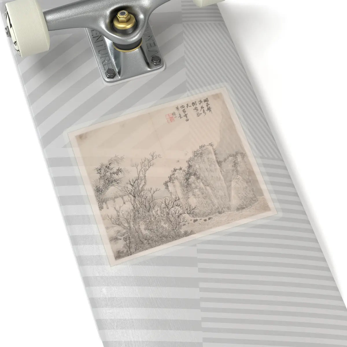 Cao Jian - Landscapes in the Styles of Various Artists - dated 1716 v8 - STICKER Vinyl Kiss-Cut Decal